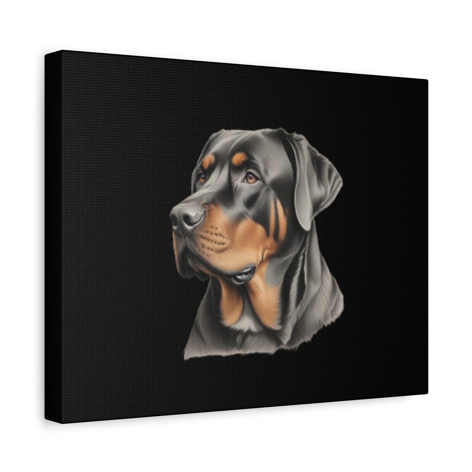 Rottweiler Dog Canvas Art - 1.25" Stretched Matte Print for Pet Lovers - Image 10