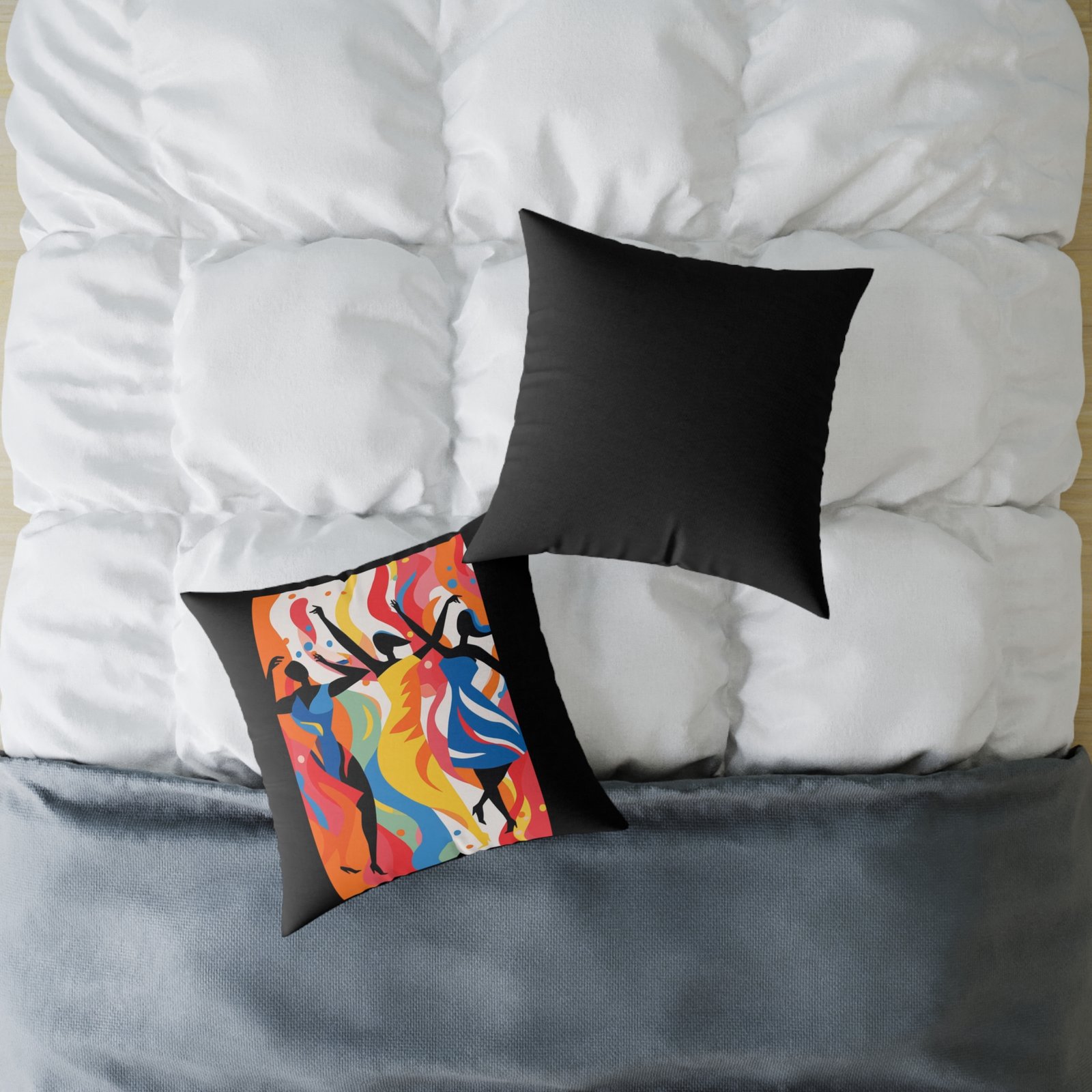Dance Square Poly Canvas Pillow - Image 12