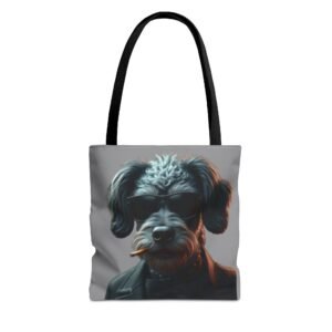 Stylish Dog Tote Bag, Trendy Pet Lover Gift, Funky Beach Bag, Cute Tote for Dog Owners, Fun Shopping Bag