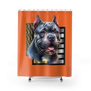 Bull Terrier Shower Curtains Labrador