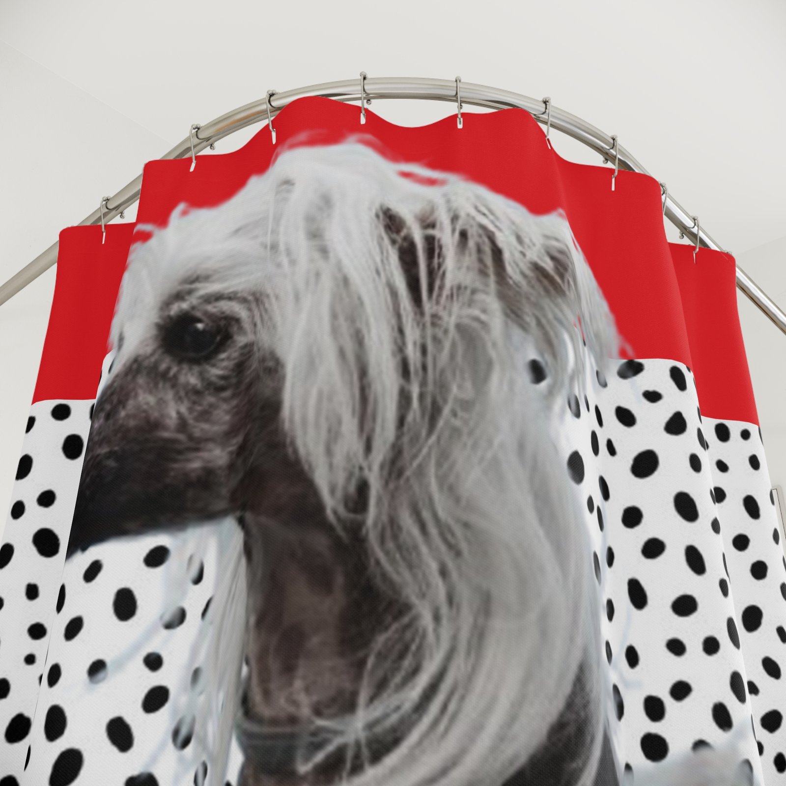 Dog Lover Funny Shower Curtain | Cozy Pet Decor, Dog Lover Gift, Rustic Bathroom Accessory, Home Decoration - Image 2