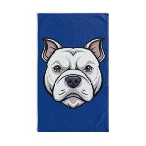 Terrier Plaid Hand Towel, Dog Lover Gift, Kitchen Decor, Pet Accessories, Unique Home Decor, Holiday Gift Idea