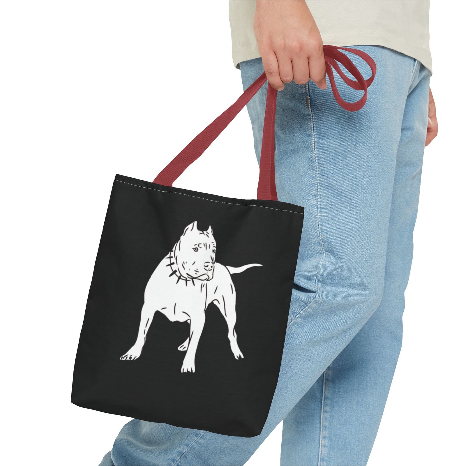 Bull Terrier Tote Bag - Stylish Dog Lover's Accessory - Image 7