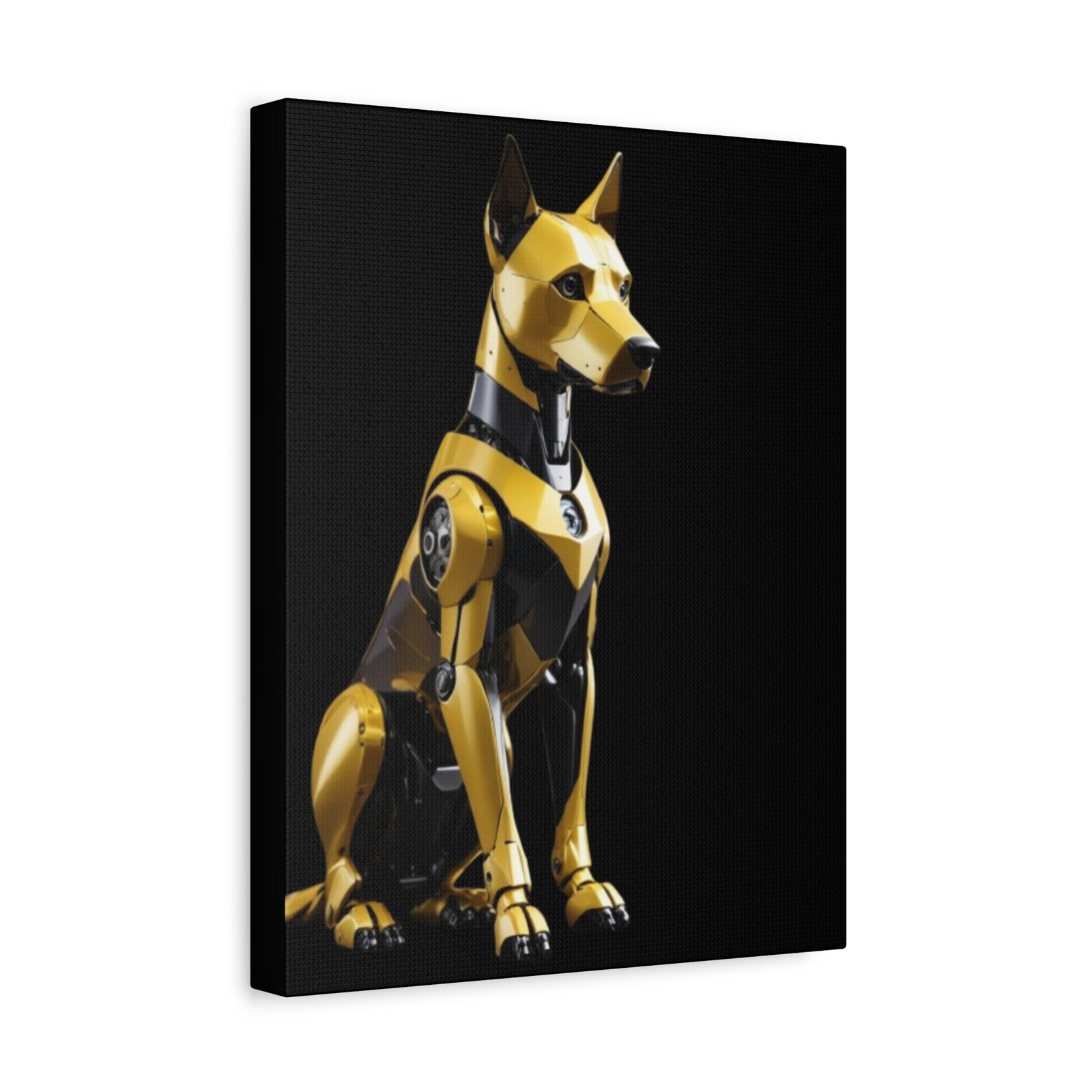 Robot Dog Art Canvas Print - Modern Home Decor - Image 2