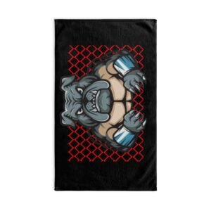 Boxer Plaid Hand Towel, Dog Lover Gift, Kitchen Decor, Pet Accessories, Unique Home Decor, Holiday Gift Idea