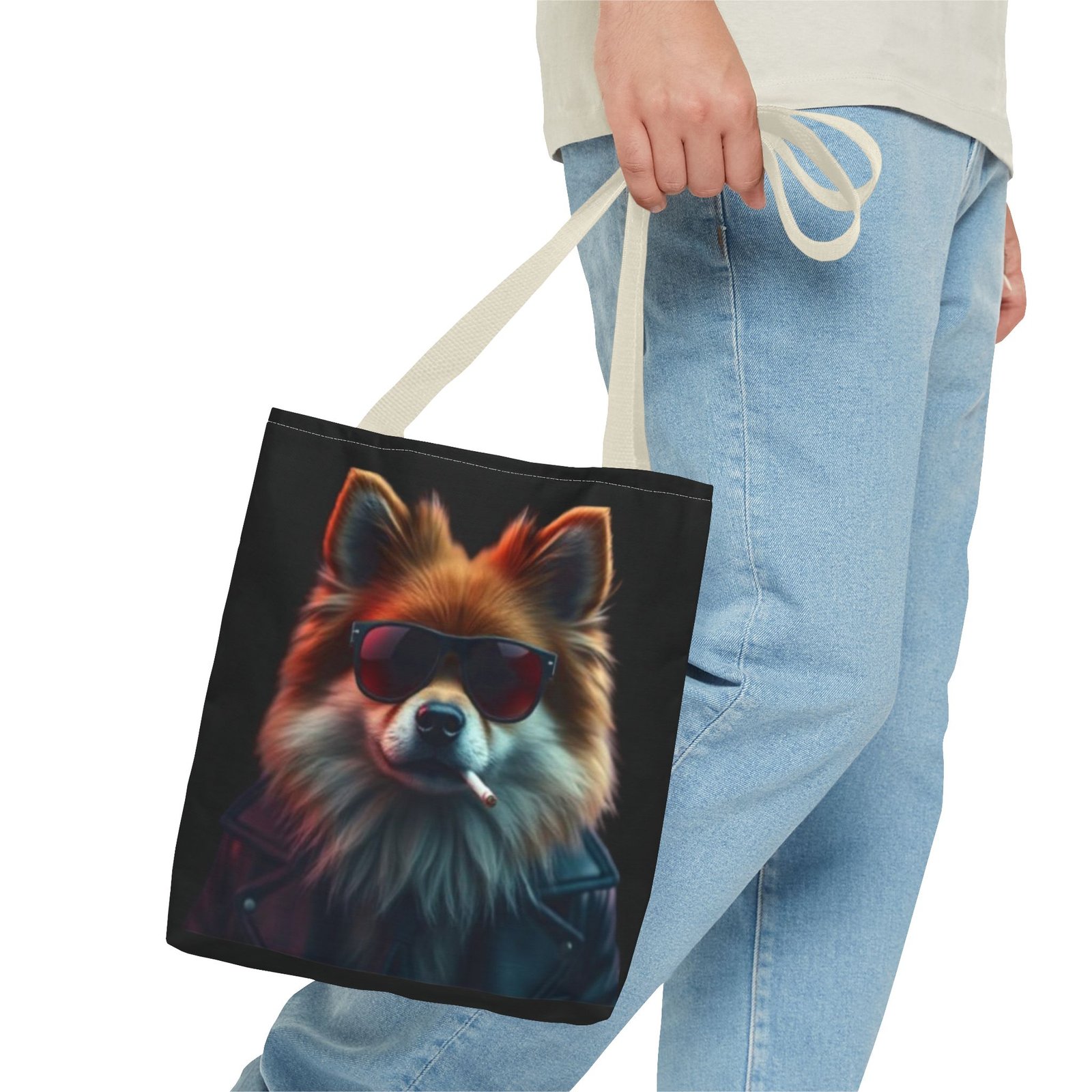 Pomeranian Stylish Dog Tote Bag, Trendy Pet Lover Gift, Funky Beach Bag, Cute Tote for Dog Owners, Fun Shopping Bag - Image 15