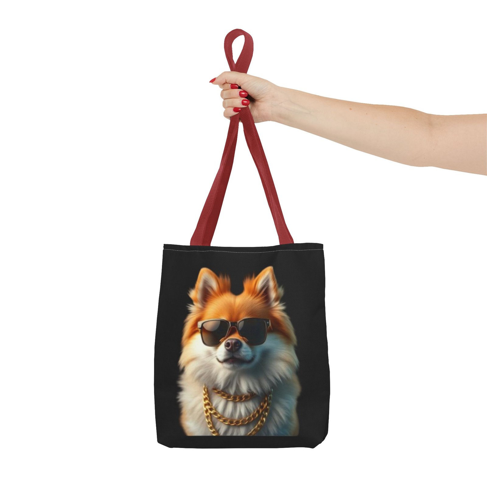 Pomeranian Stylish Dog Tote Bag, Trendy Pet Lover Gift, Funky Beach Bag, Cute Tote for Dog Owners, Fun Shopping Bag - Image 8