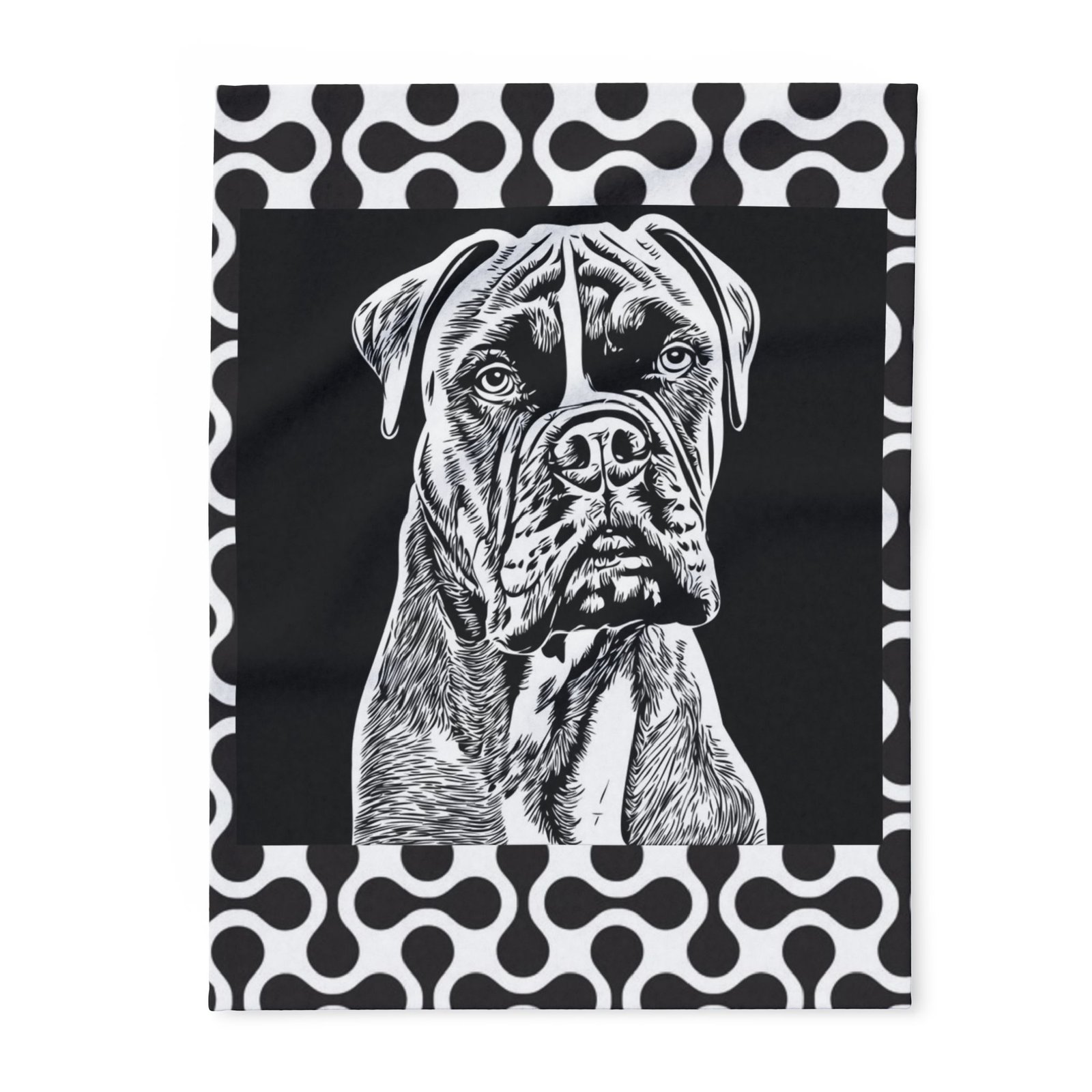 Mastif Fleece Blanket, Dog Lover Gift, Pet Keepsake, Home Decor, Warm Throw for Winter, Cabin or Dog-Themed Parties