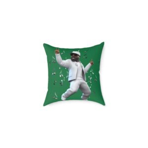 Music Man Cushion Square Poly Canvas Pillow 08