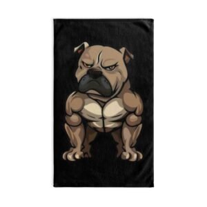 Boxer Plaid Hand Towel, Dog Lover Gift, Kitchen Decor, Pet Accessories, Unique Home Decor, Holiday Gift Idea