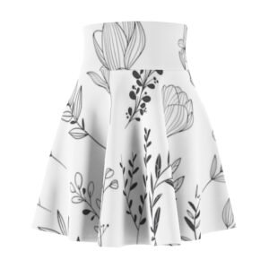 Print Women's Skater Skirt - Boho Chic Style for Spring & Summer