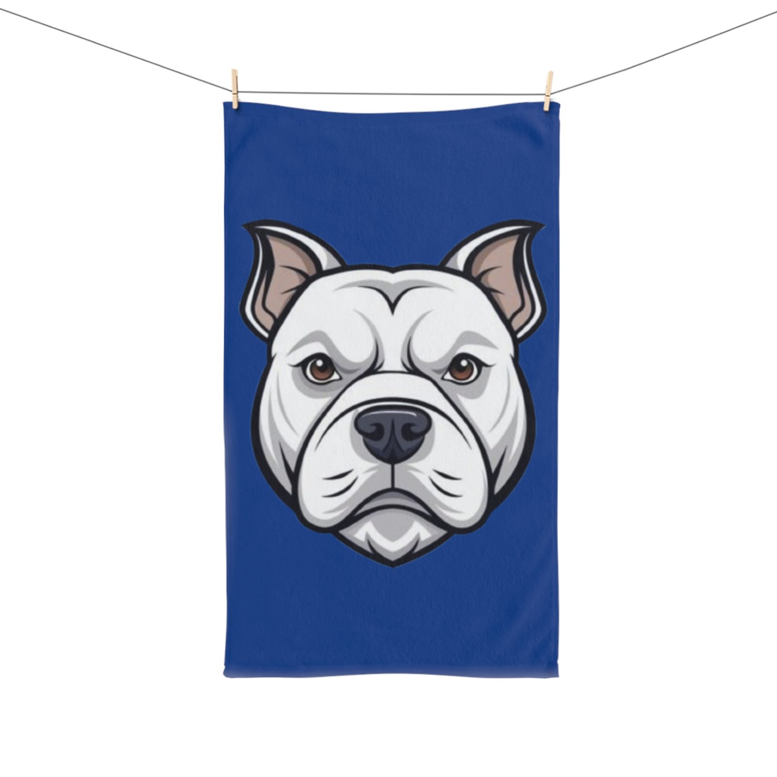 Terrier Plaid Hand Towel, Dog Lover Gift, Kitchen Decor, Pet Accessories, Unique Home Decor, Holiday Gift Idea - Image 3