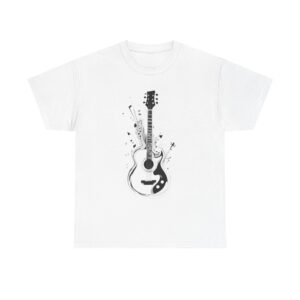Guitar Music Unisex Heavy Cotton Tee