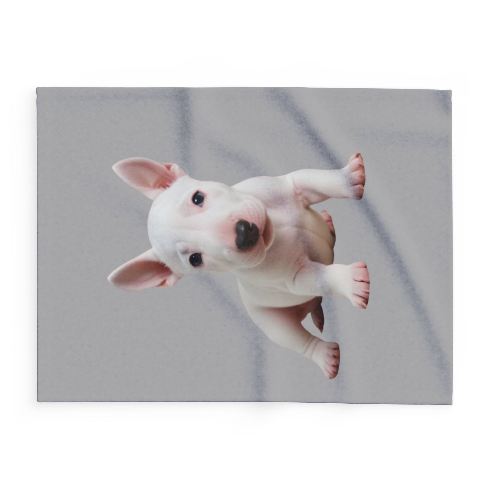 English Bull Terrier Puppy Arctic Fleece Blanket 8 - Image 2