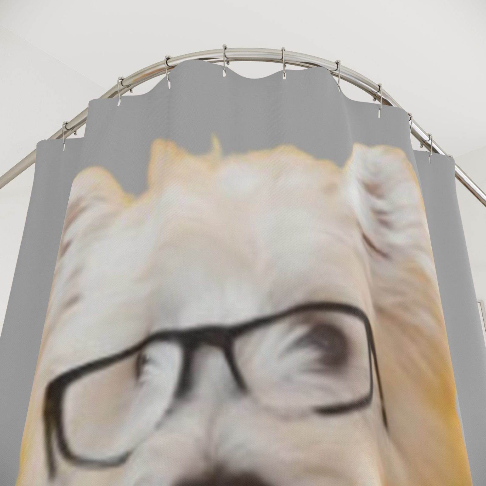 Dog Lover Funny Shower Curtain | Cozy Pet Decor, Dog Lover Gift, Rustic Bathroom Accessory, Home Decoration - Image 2