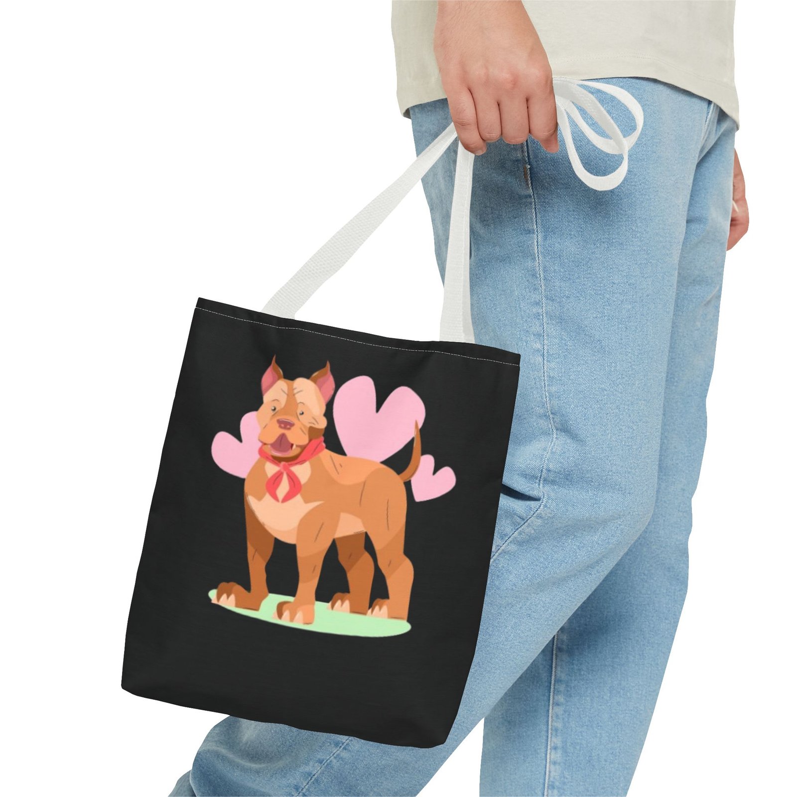 Bull Terrier Tote Bag - Stylish Dog Lover's Accessory - Image 11