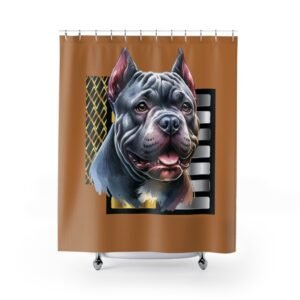 Bull Terrier Shower Curtains Labrador