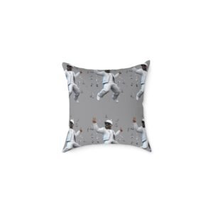 Music Man Cushion Square Poly Canvas Pillow