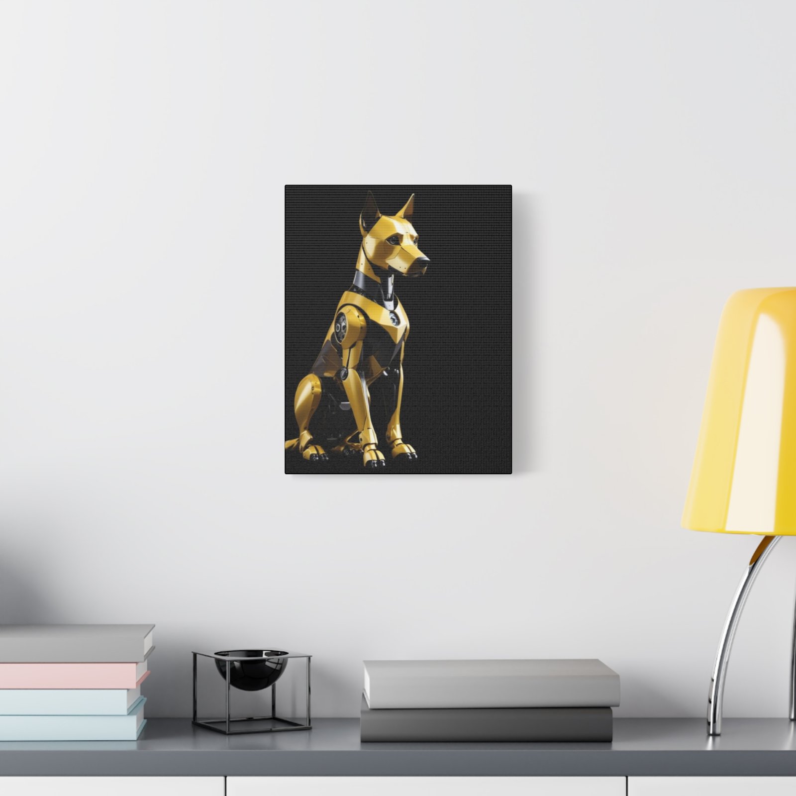 Robot Dog Art Canvas Print - Modern Home Decor - Image 3