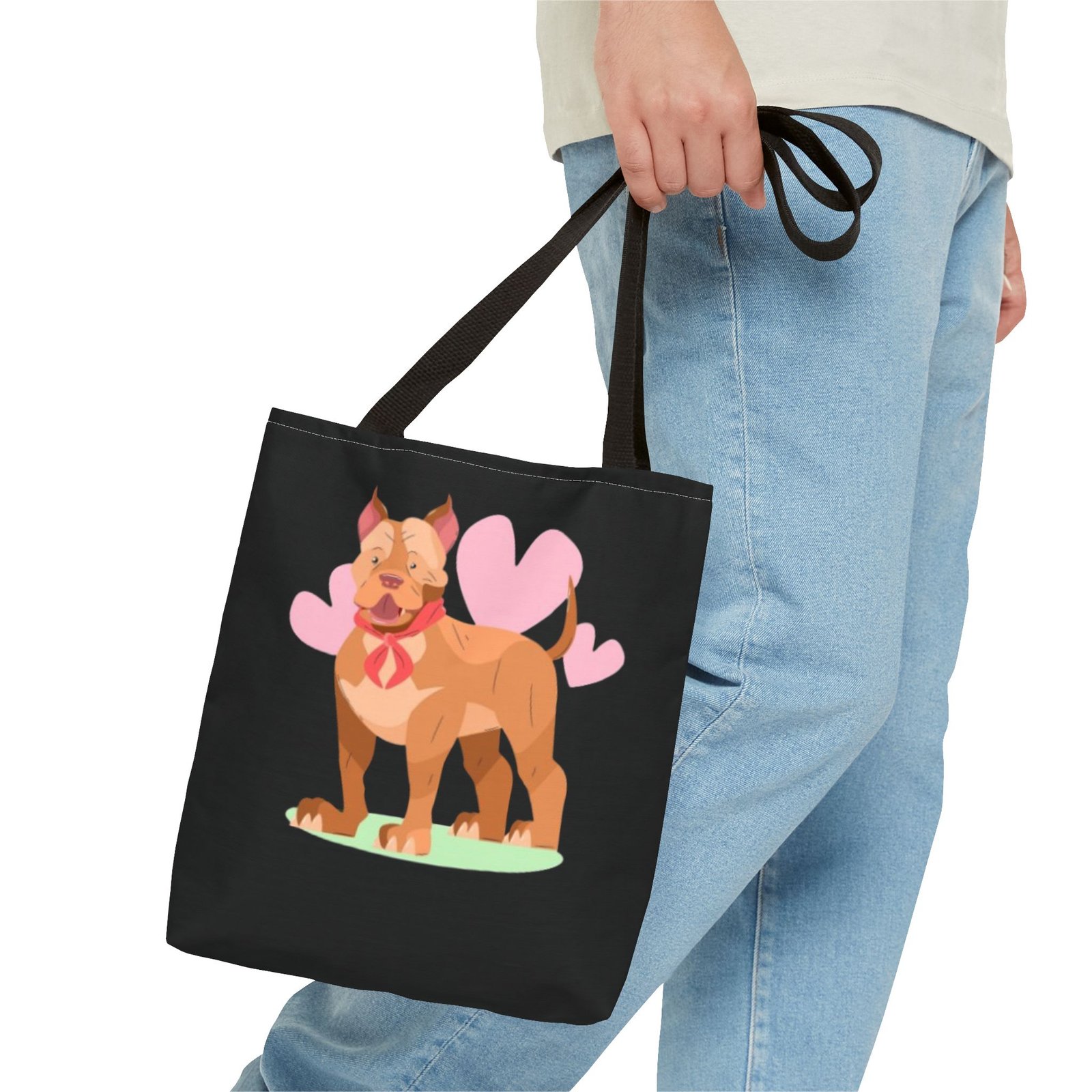 Bull Terrier Tote Bag - Stylish Dog Lover's Accessory - Image 3