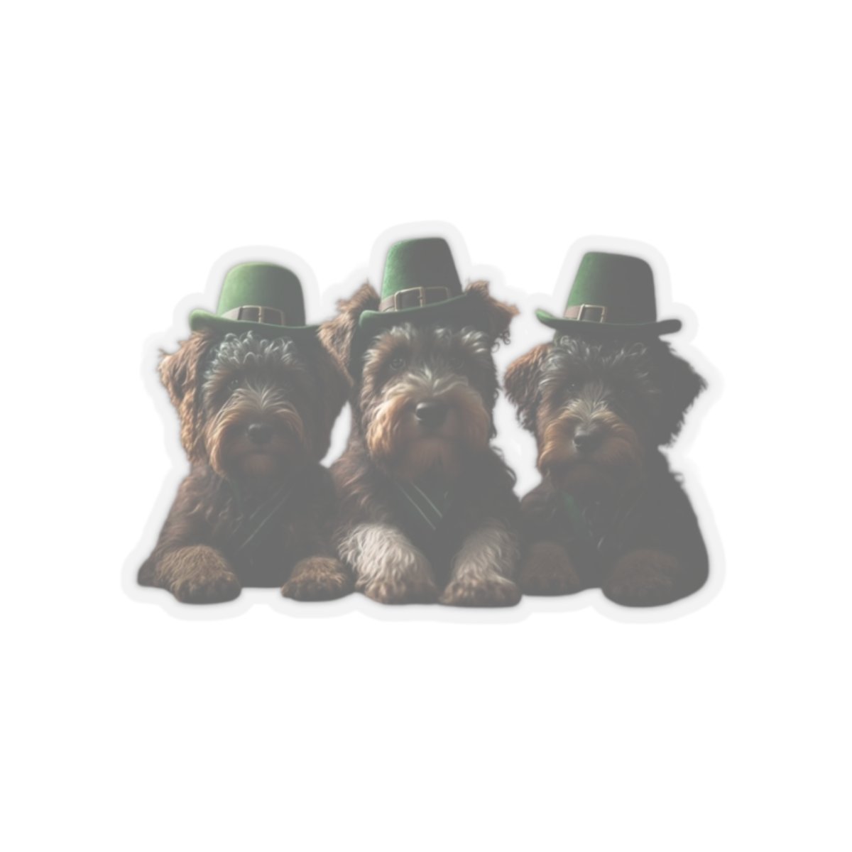 Ireland Dog Lover Kiss-Cut Stickers, Pet Lover Decor, Laptop Decals, Car Stickers, Animal Graphics, Gift for Dog Owners