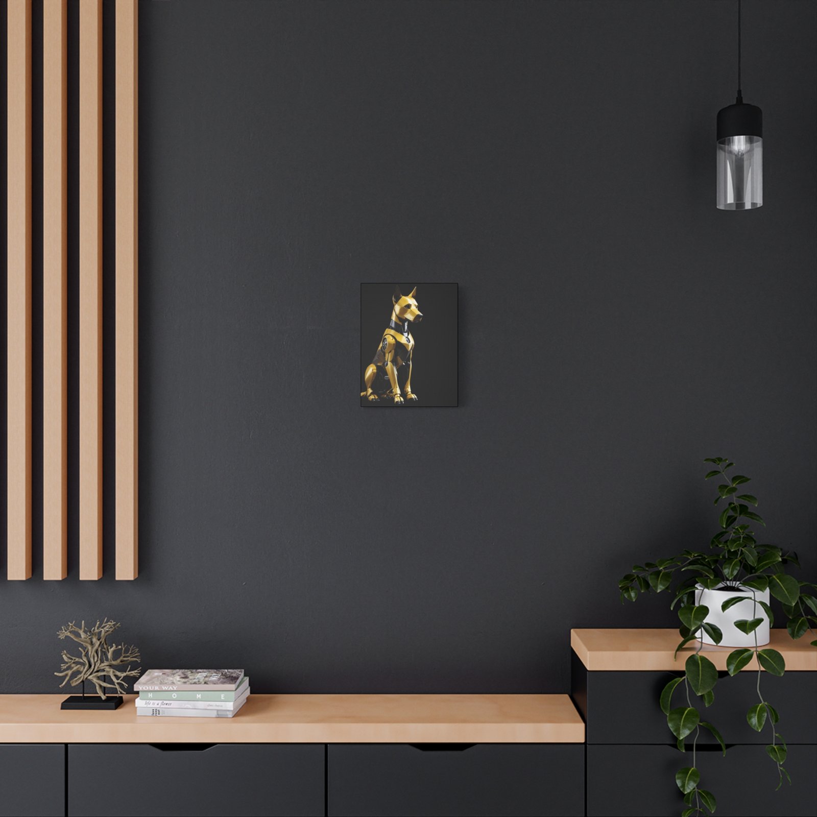 Robot Dog Art Canvas Print - Modern Home Decor - Image 4