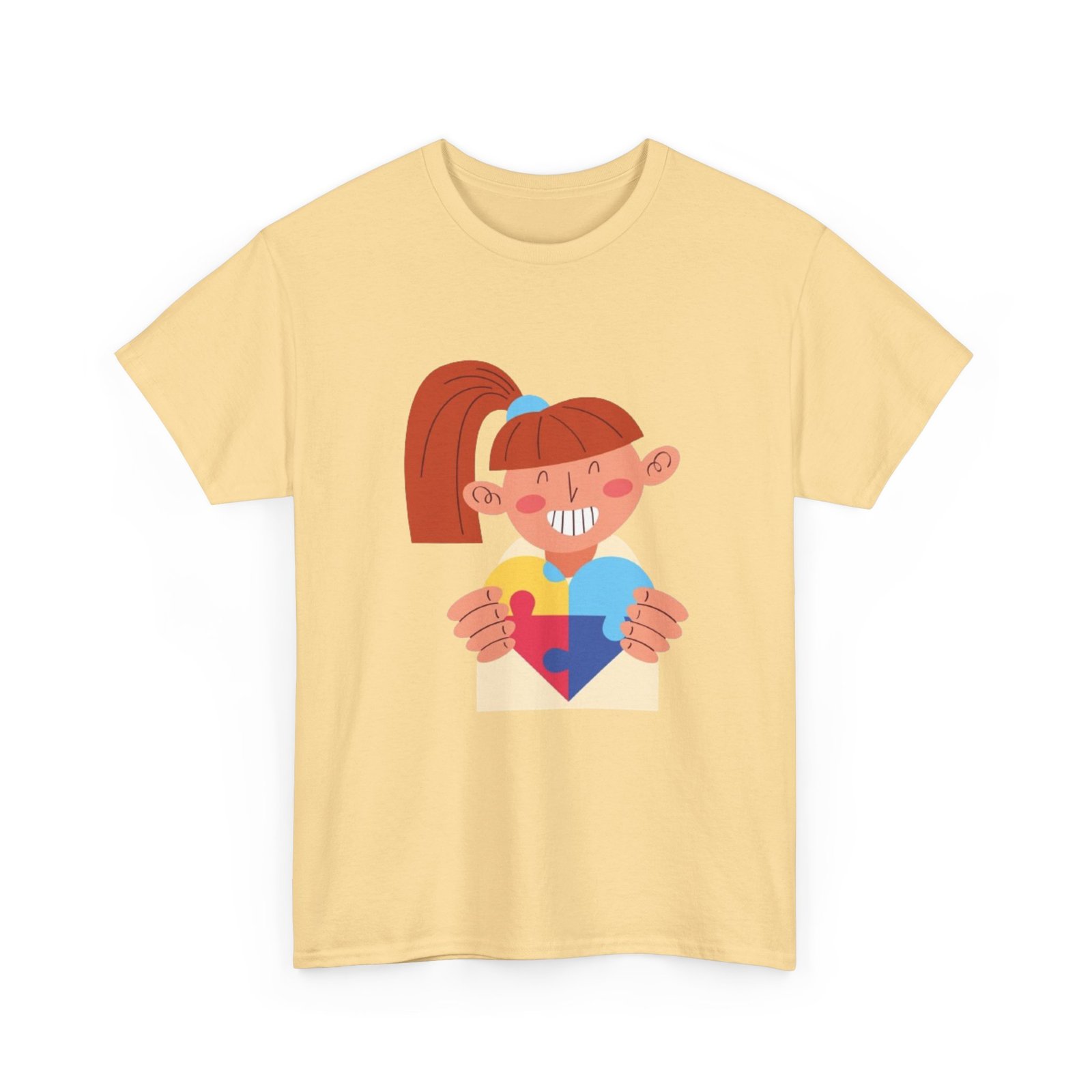 Autism Awareness Unisex Heavy Cotton Tee - Image 15
