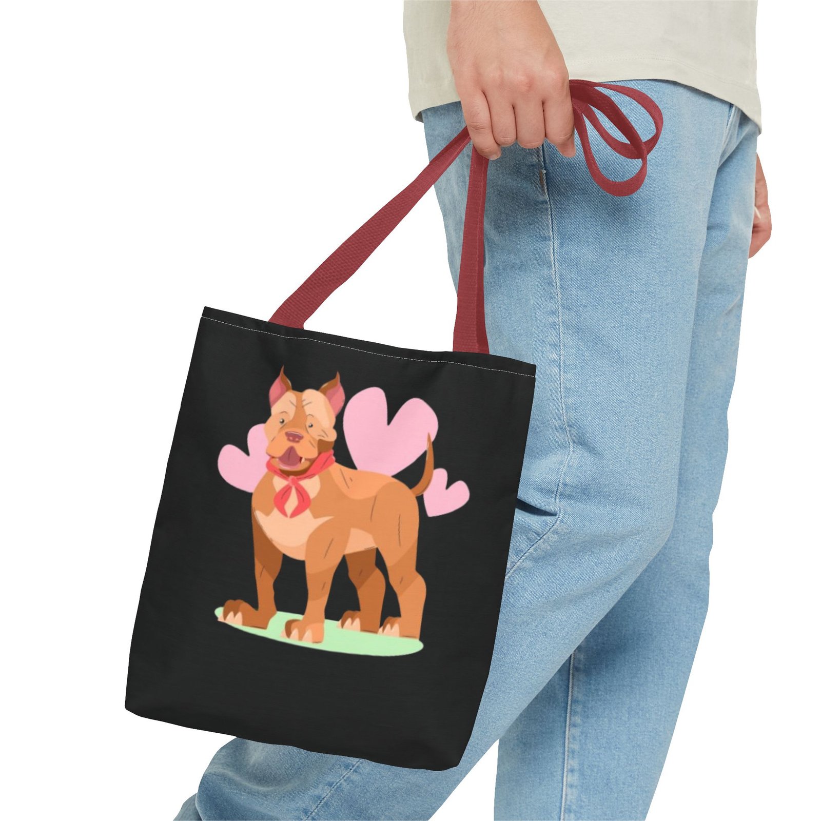 Bull Terrier Tote Bag - Stylish Dog Lover's Accessory - Image 7