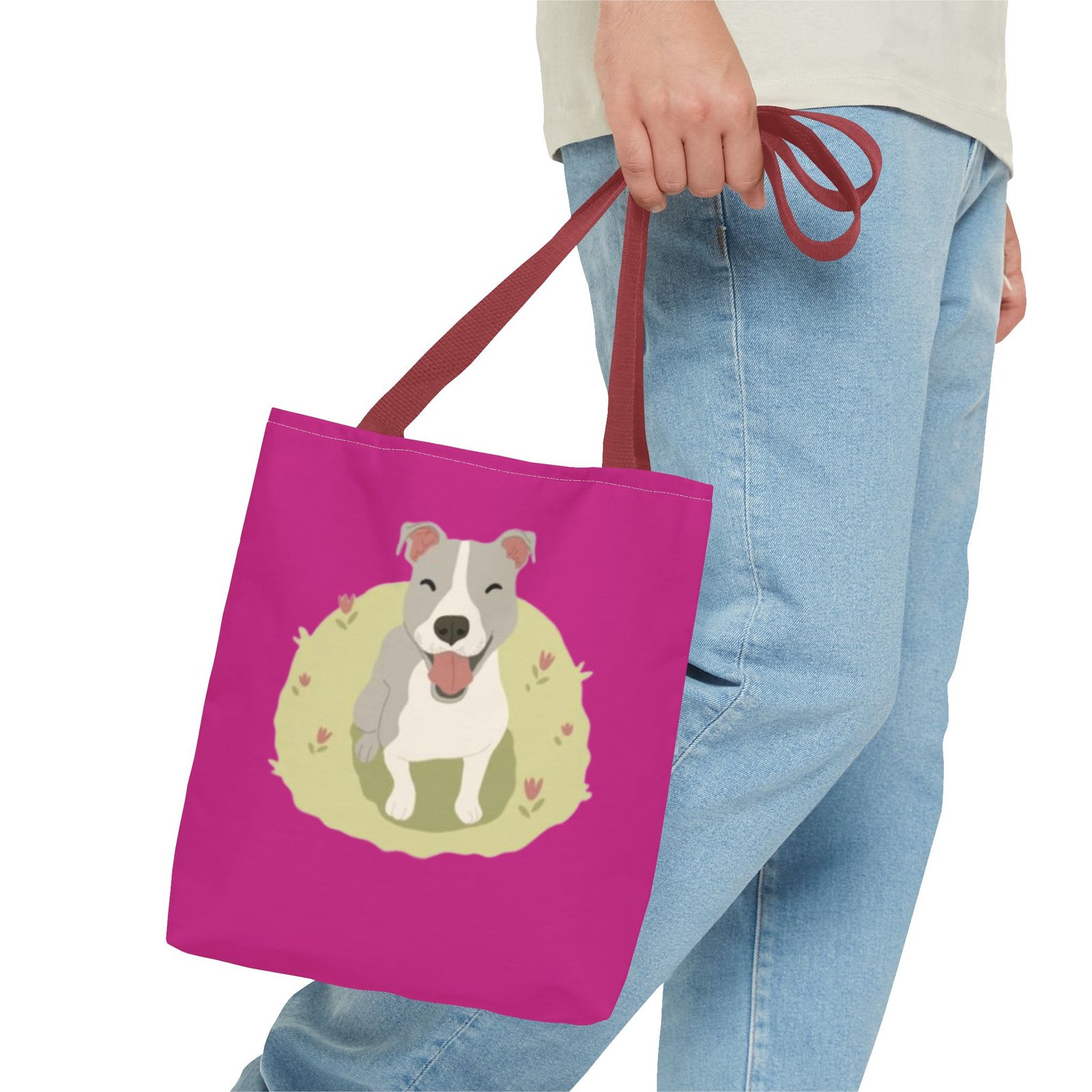 Bull Terrier Tote Bag - Stylish Dog Lover's Accessory - Image 7