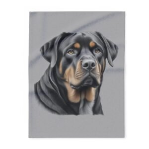 Rottweiller Puppy Arctic Fleece Blanket
