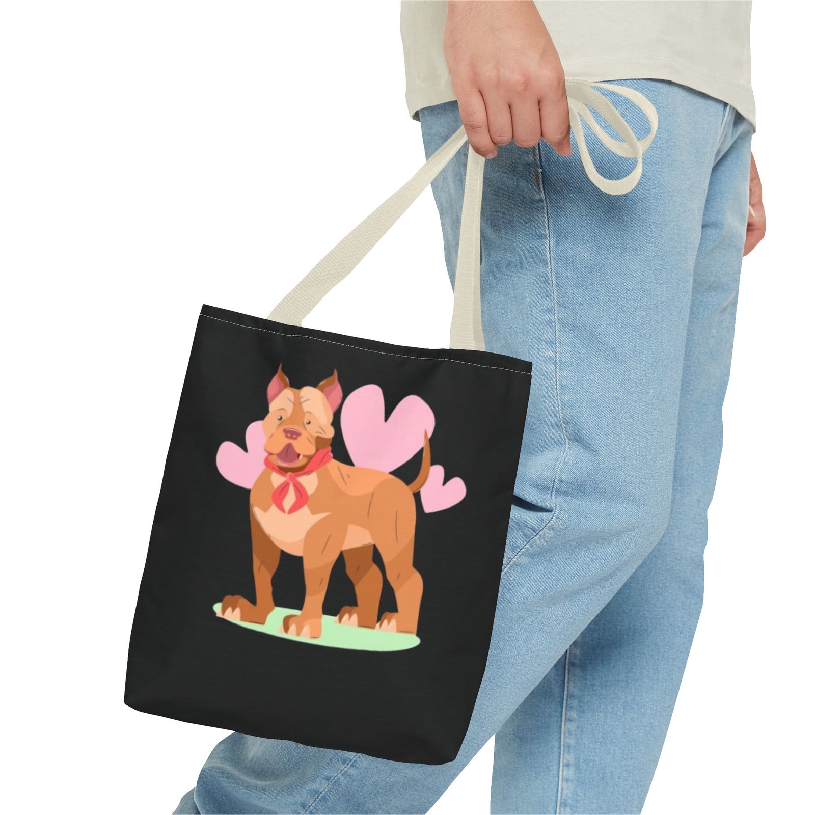 Bull Terrier Tote Bag - Stylish Dog Lover's Accessory - Image 15