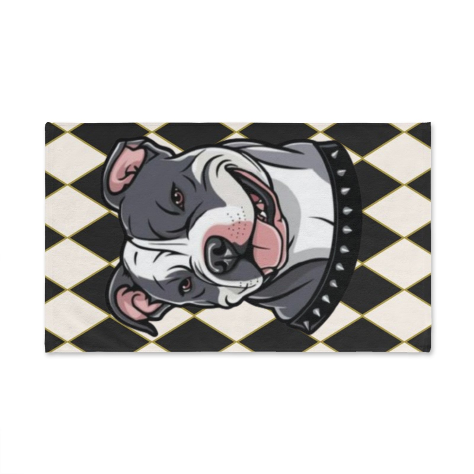 Terrier Plaid Hand Towel, Dog Lover Gift, Kitchen Decor, Pet Accessories, Unique Home Decor, Holiday Gift Idea - Image 2