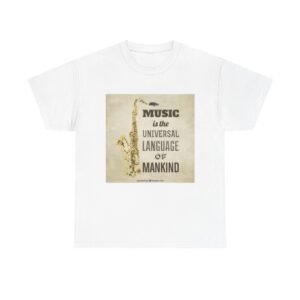 Music Quote Unisex Heavy Cotton Tee