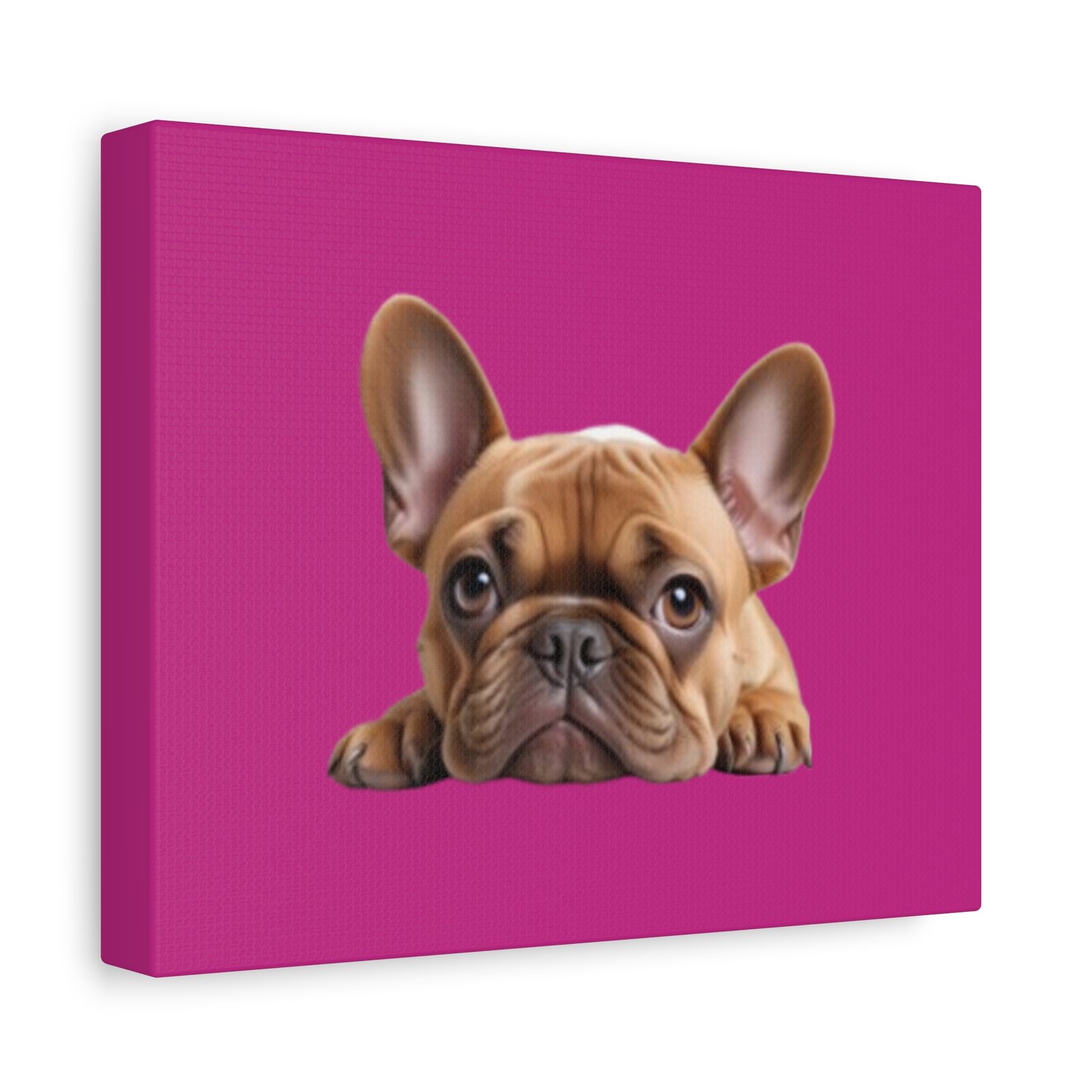 French Bull Dog Canvas Art - 1.25" Stretched Matte Print for Pet Lovers - Image 2