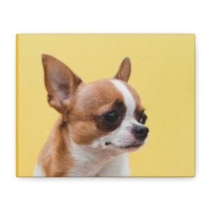 Chihuahua Dog Canvas Art - 1.25" Stretched Matte Print for Pet Lovers