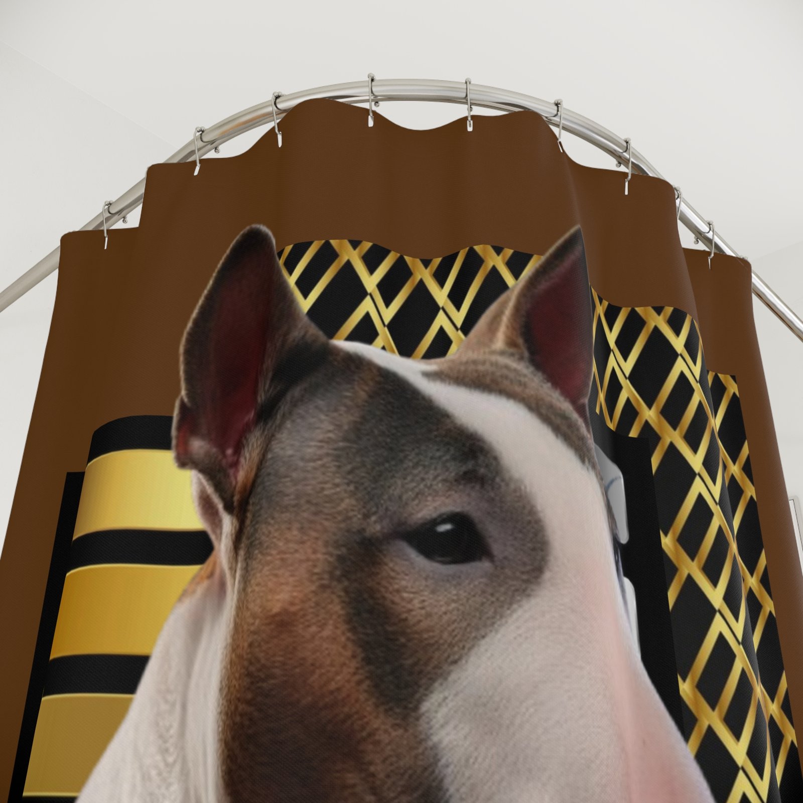 English Bull Terrier Shower Curtains Labrador - Image 2