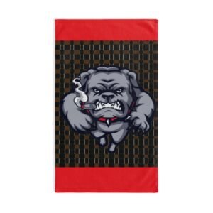 Boxer Plaid Hand Towel, Dog Lover Gift, Kitchen Decor, Pet Accessories, Unique Home Decor, Holiday Gift Idea