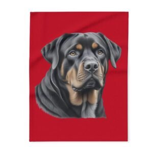 Rottweiller Puppy Arctic Fleece Blanket