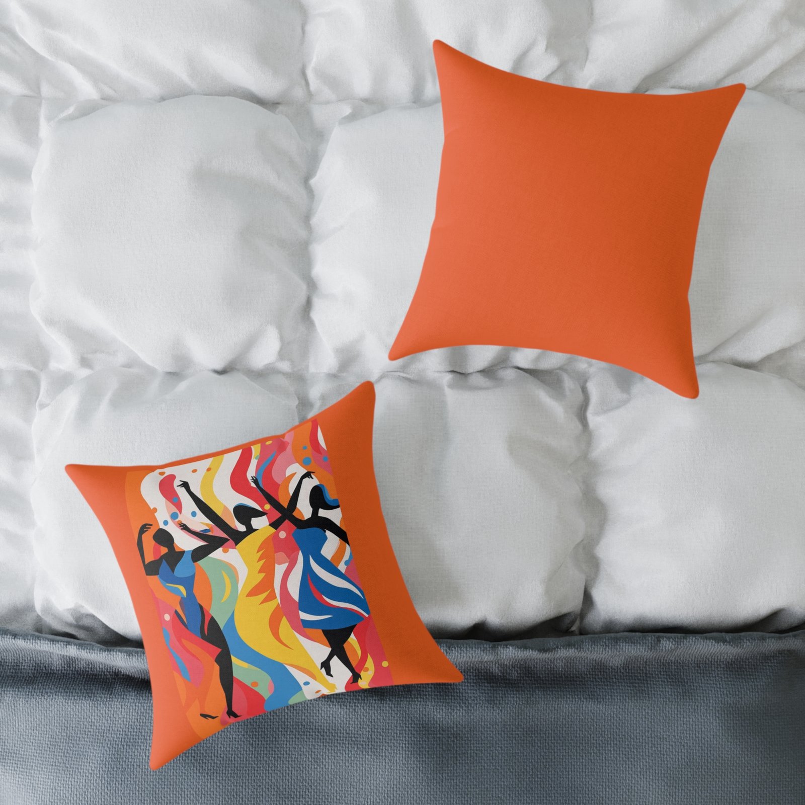 Dance Square Poly Canvas Pillow - Image 8