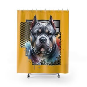 Bull Terrier Shower Curtains Labrador
