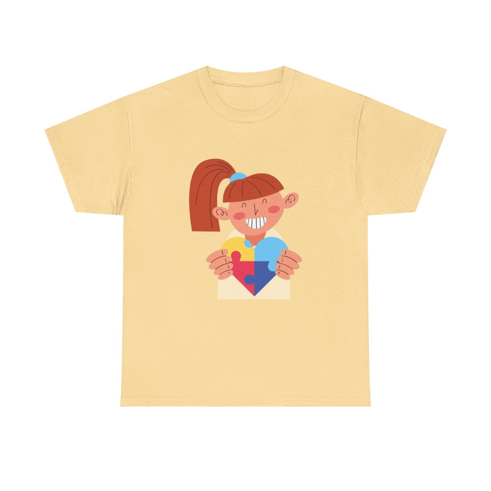 Autism Awareness Unisex Heavy Cotton Tee - Image 13