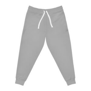 Evokes Brand Blue Geometric Athletic Joggers for Active Lifestyle