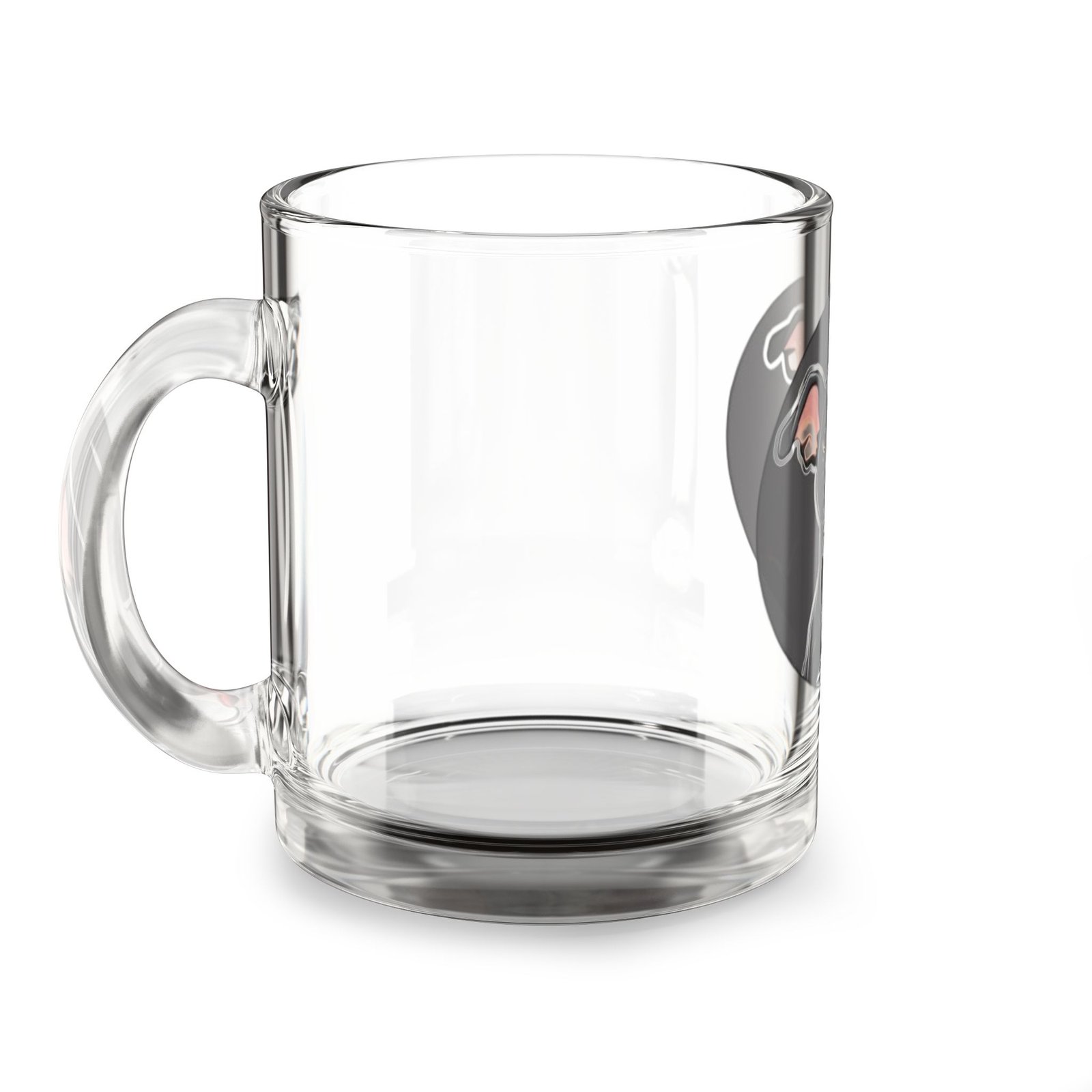 Glass Mug, Pet Lover's Gift, Cute Beverage Container, Dog-Themed Coffee Mug, Perfect for Dog Owners - Image 2