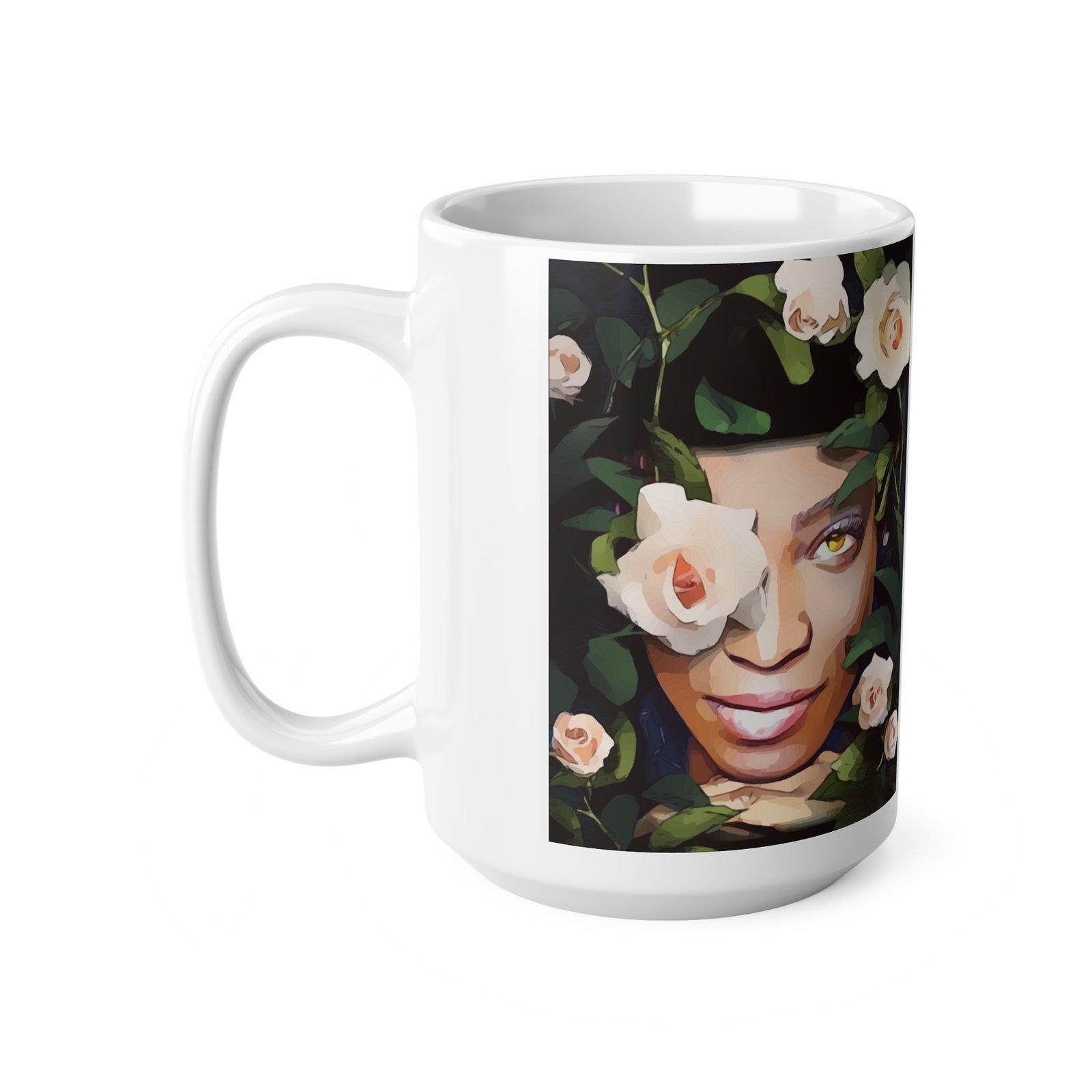 Hidden Print Ceramic Coffee Cups, 11oz, 15oz - Image 6