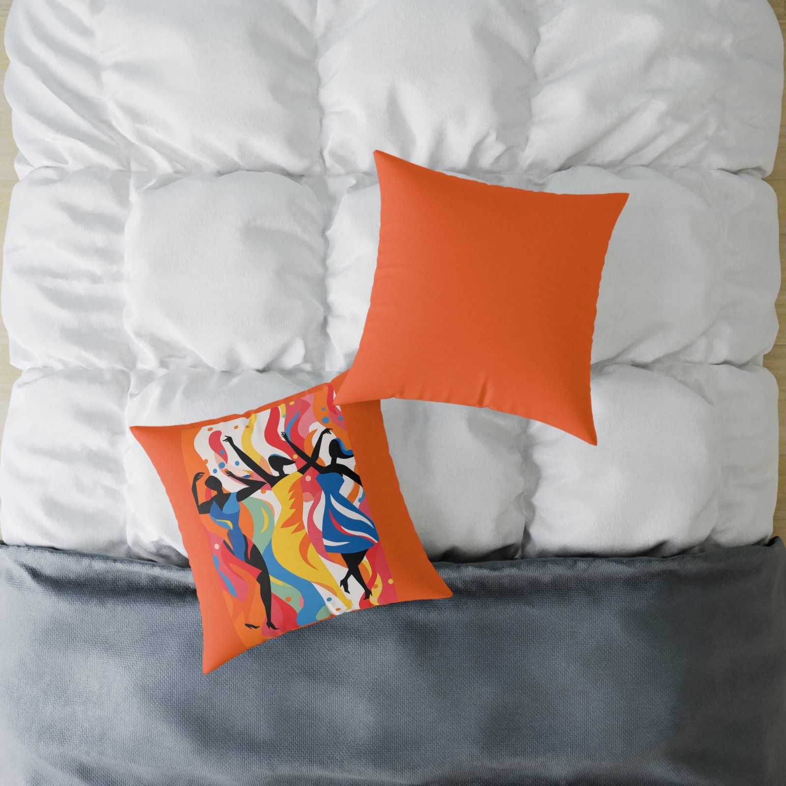 Dance Square Poly Canvas Pillow - Image 12