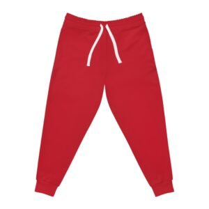 Evokes Brand Blue Geometric Athletic Joggers for Active Lifestyle