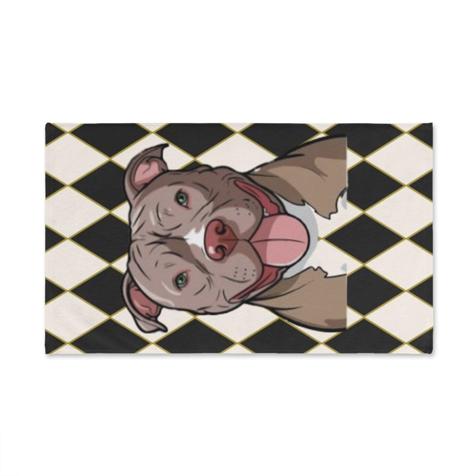 Terrier Plaid Hand Towel, Dog Lover Gift, Kitchen Decor, Pet Accessories, Unique Home Decor, Holiday Gift Idea - Image 2