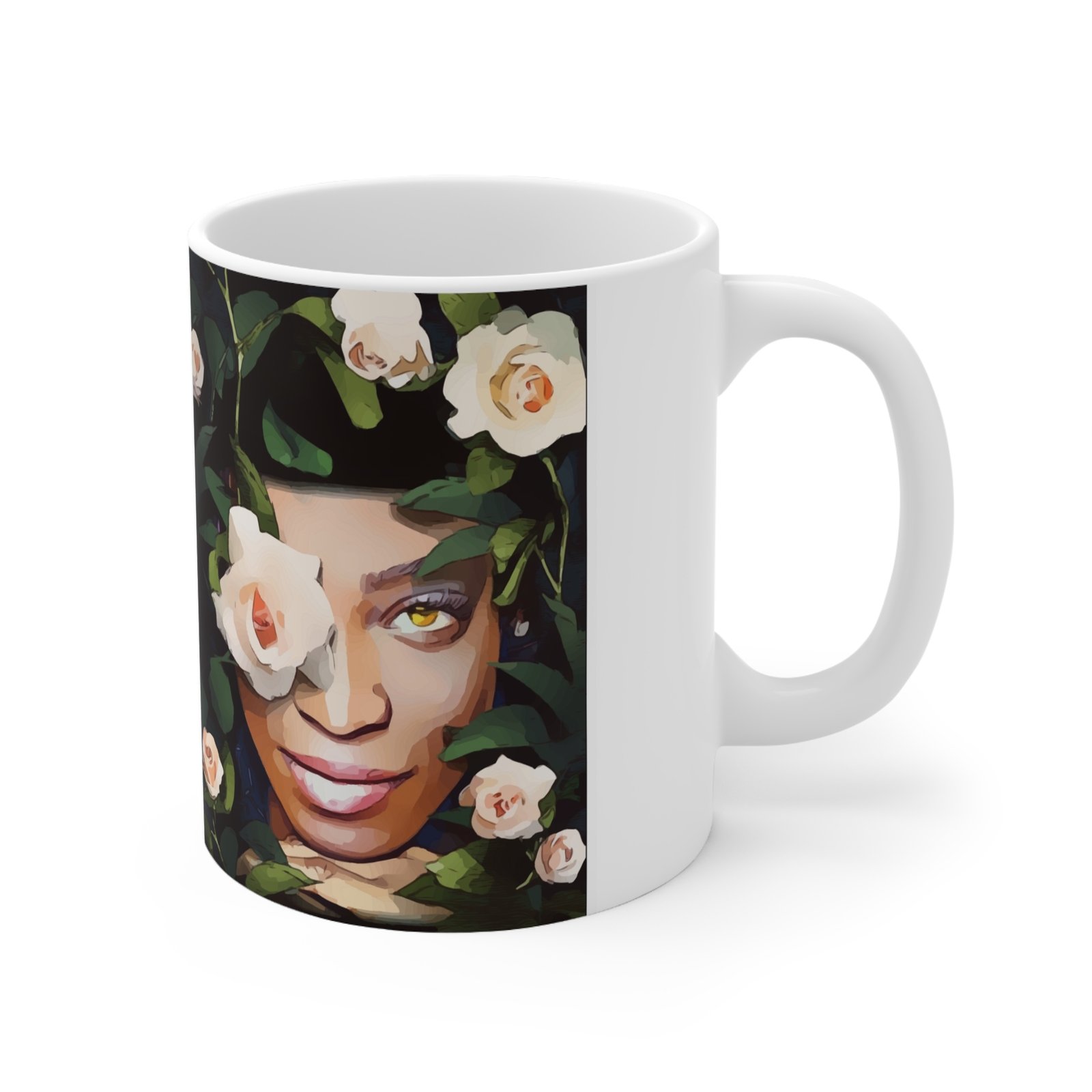 Hidden Print Ceramic Coffee Cups, 11oz, 15oz - Image 3