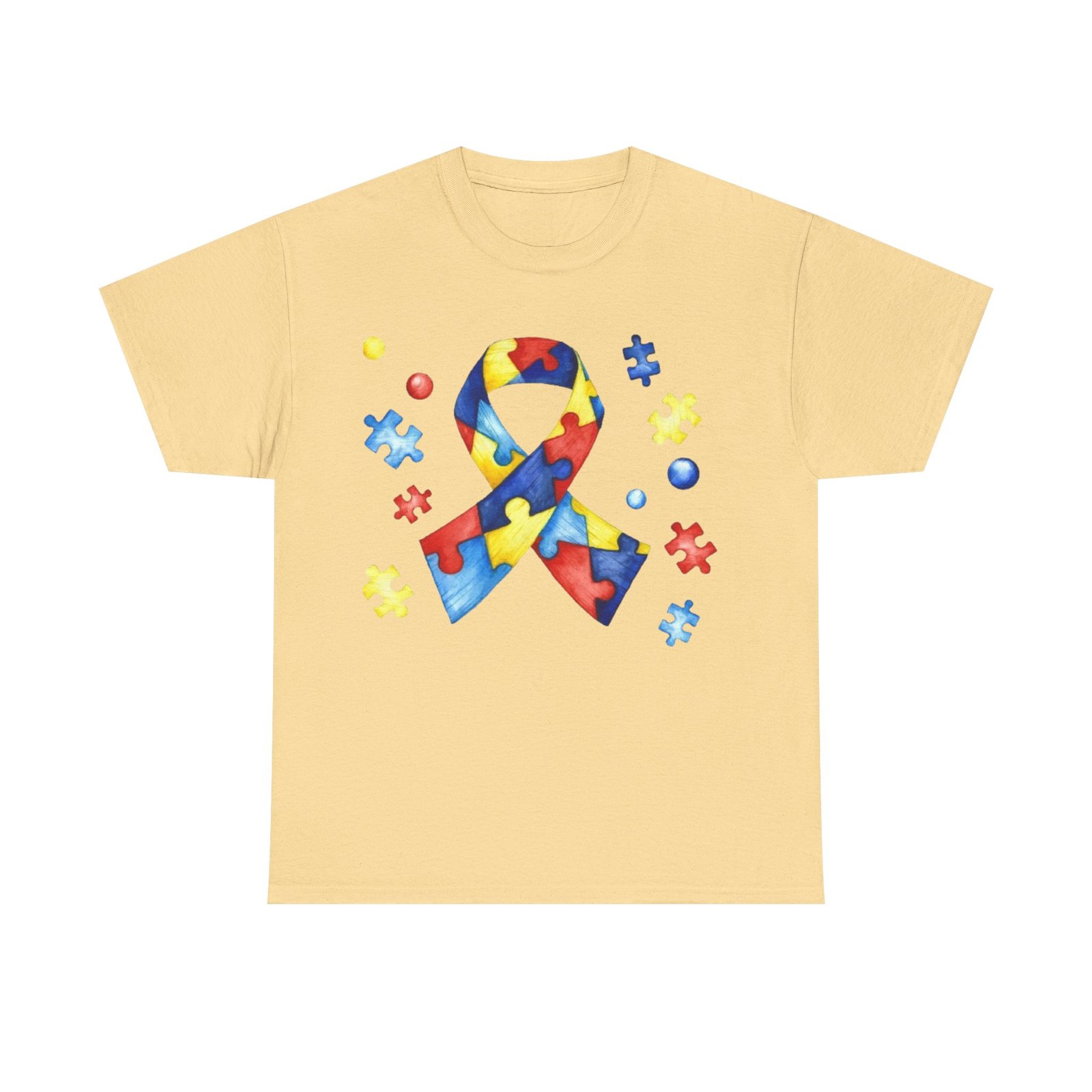 Autism Awareness Unisex Heavy Cotton Tee - Image 13