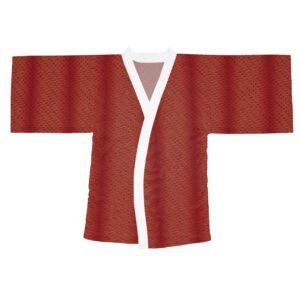 Oriental Stylish Long Sleeve Kimono Robe with Unique Print - Perfect for Relaxation and Home Spa Days